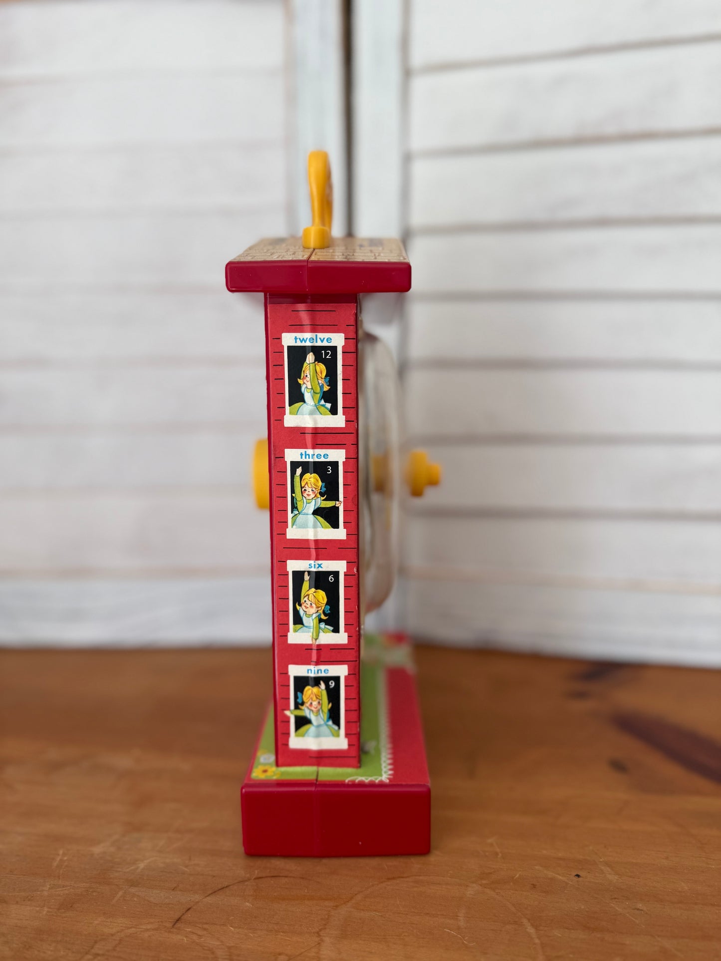 Vintage Fisher Price Musical Tick Tock Teaching Clock
