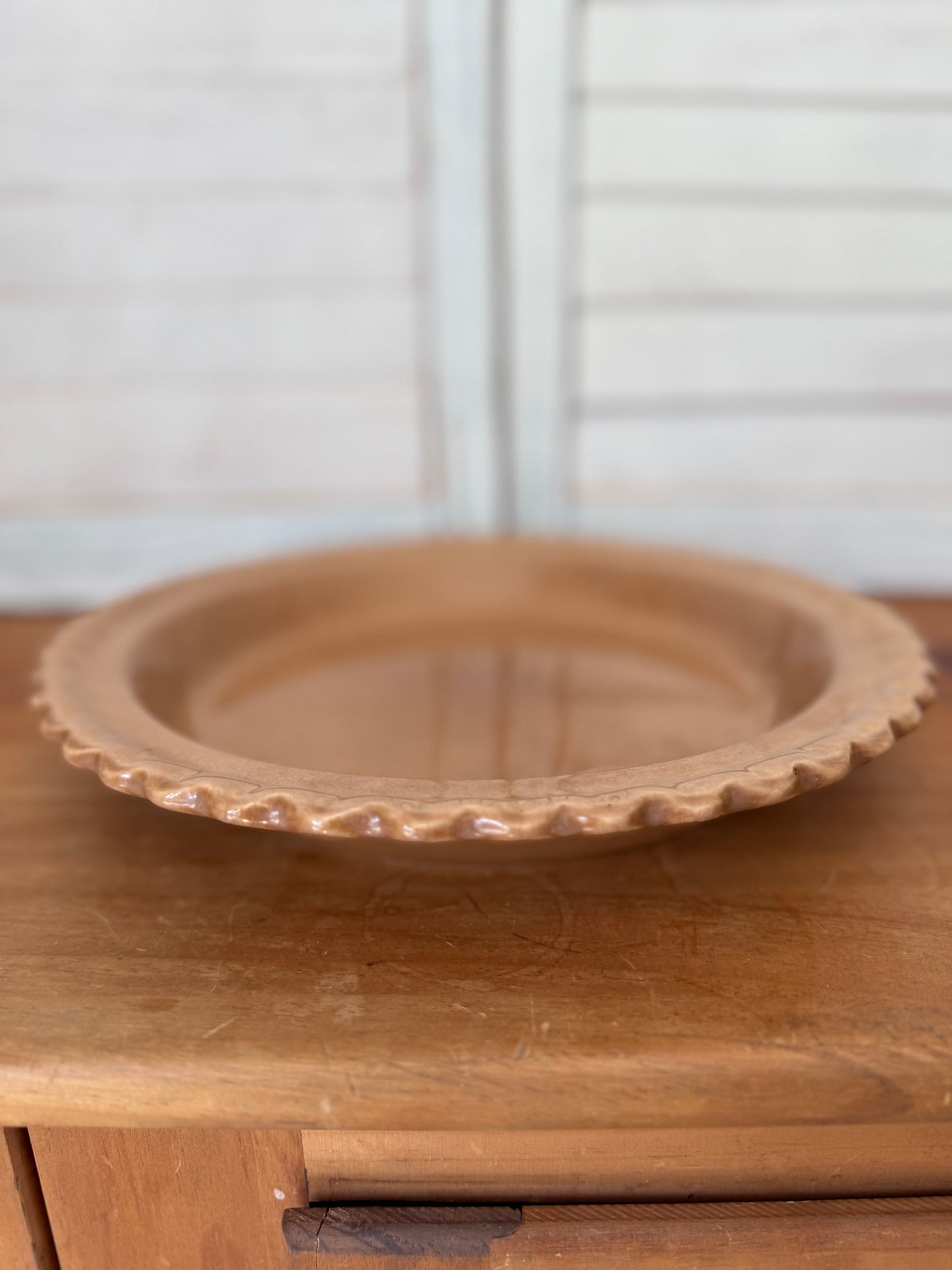 Vintage Ceramic Pie Plate