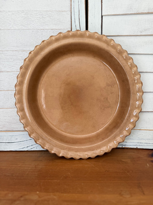 Vintage Ceramic Pie Plate