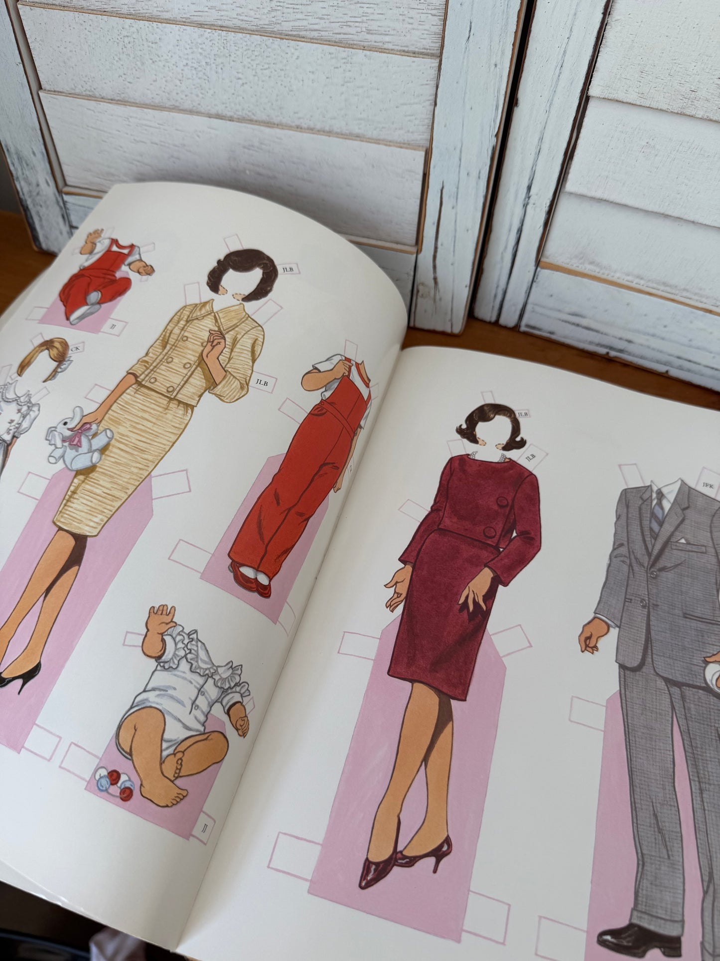Vintage John F. Kennedy + Family Paper Dolls