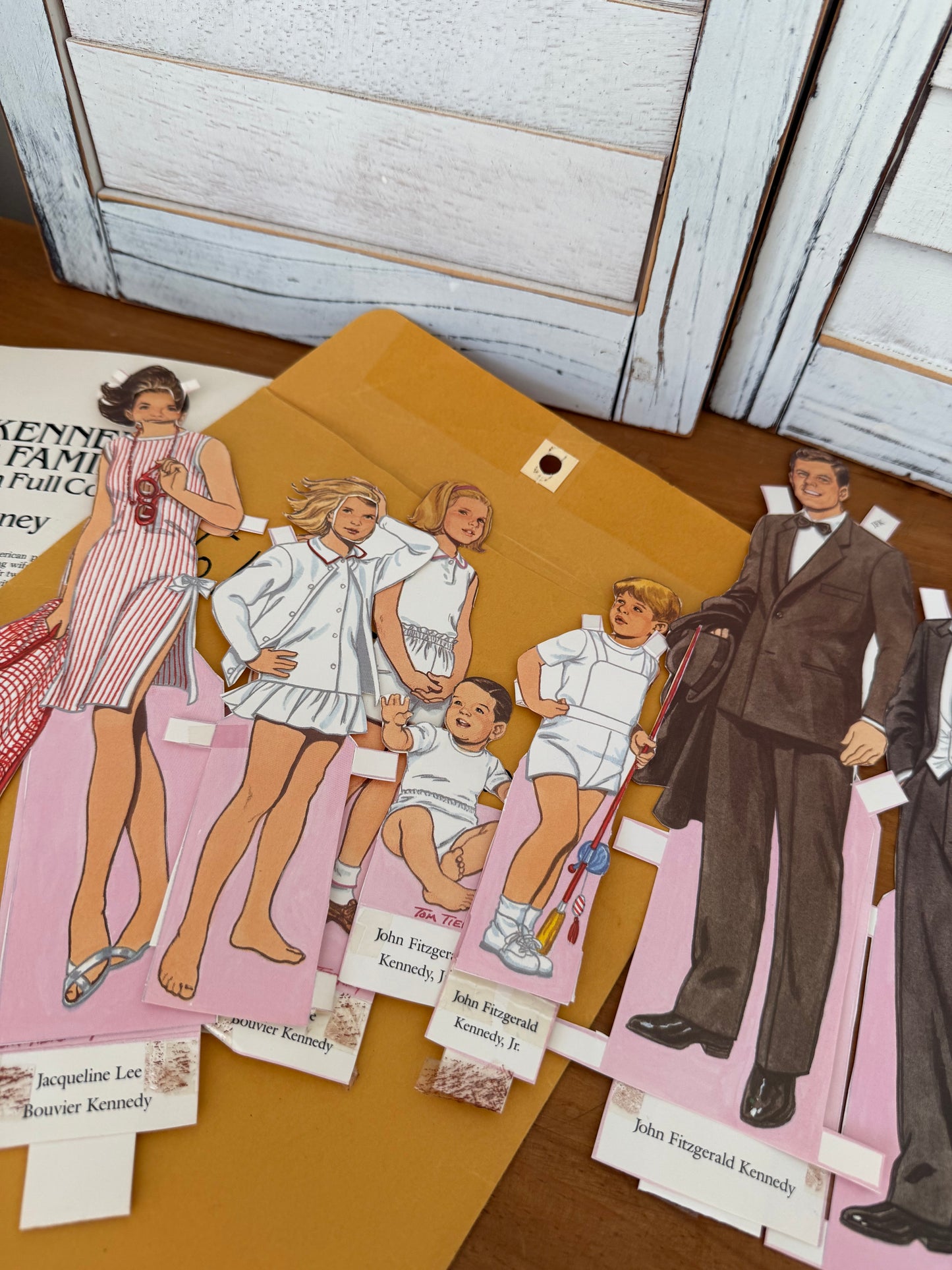 Vintage John F. Kennedy + Family Paper Dolls